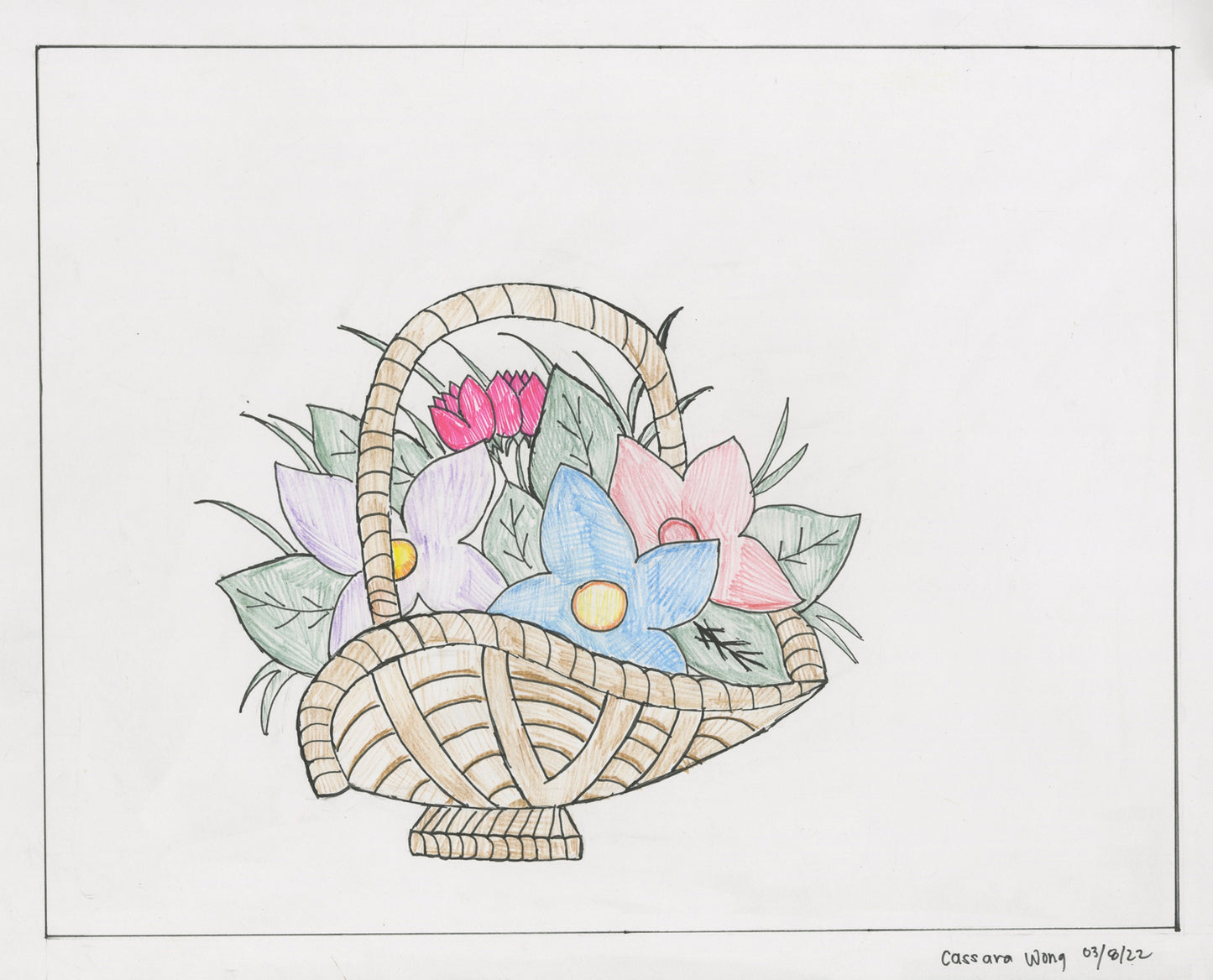 Flower Basket (D2398)