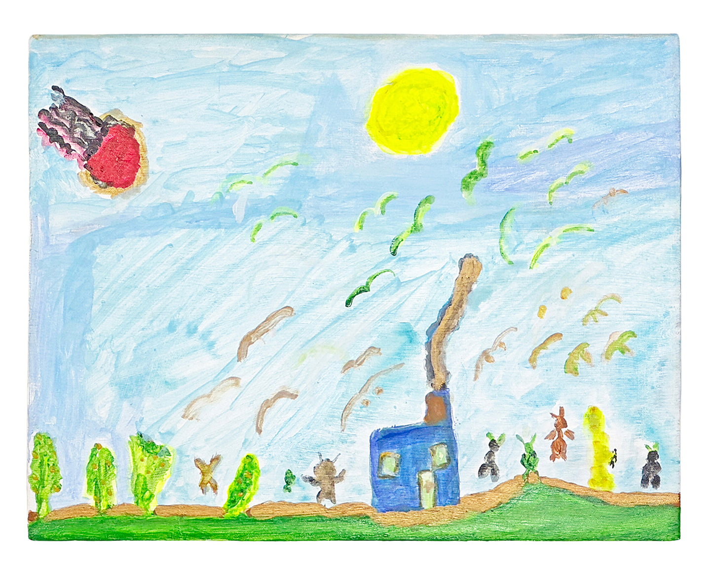 Untitled Landscape with Comet (P0593)