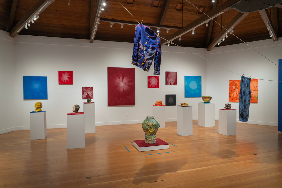Installation view of PULLEY at Berkeley Art Center