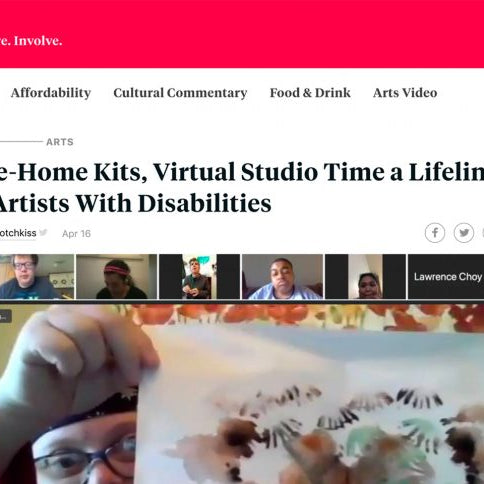 Interesting Reading: Take-Home Kits, Virtual Studio Time a Lifeline for Artists With Disabilities