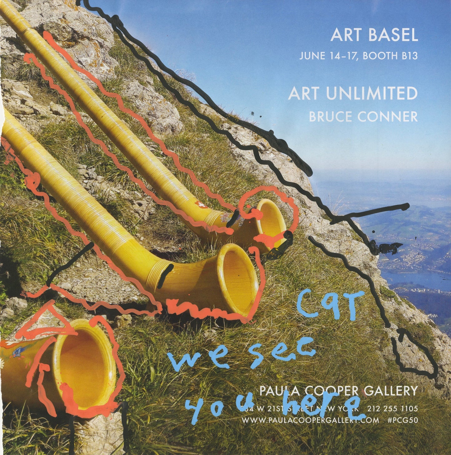 Untitled [Bruce Conner/Cat We See You Here] (D1128)