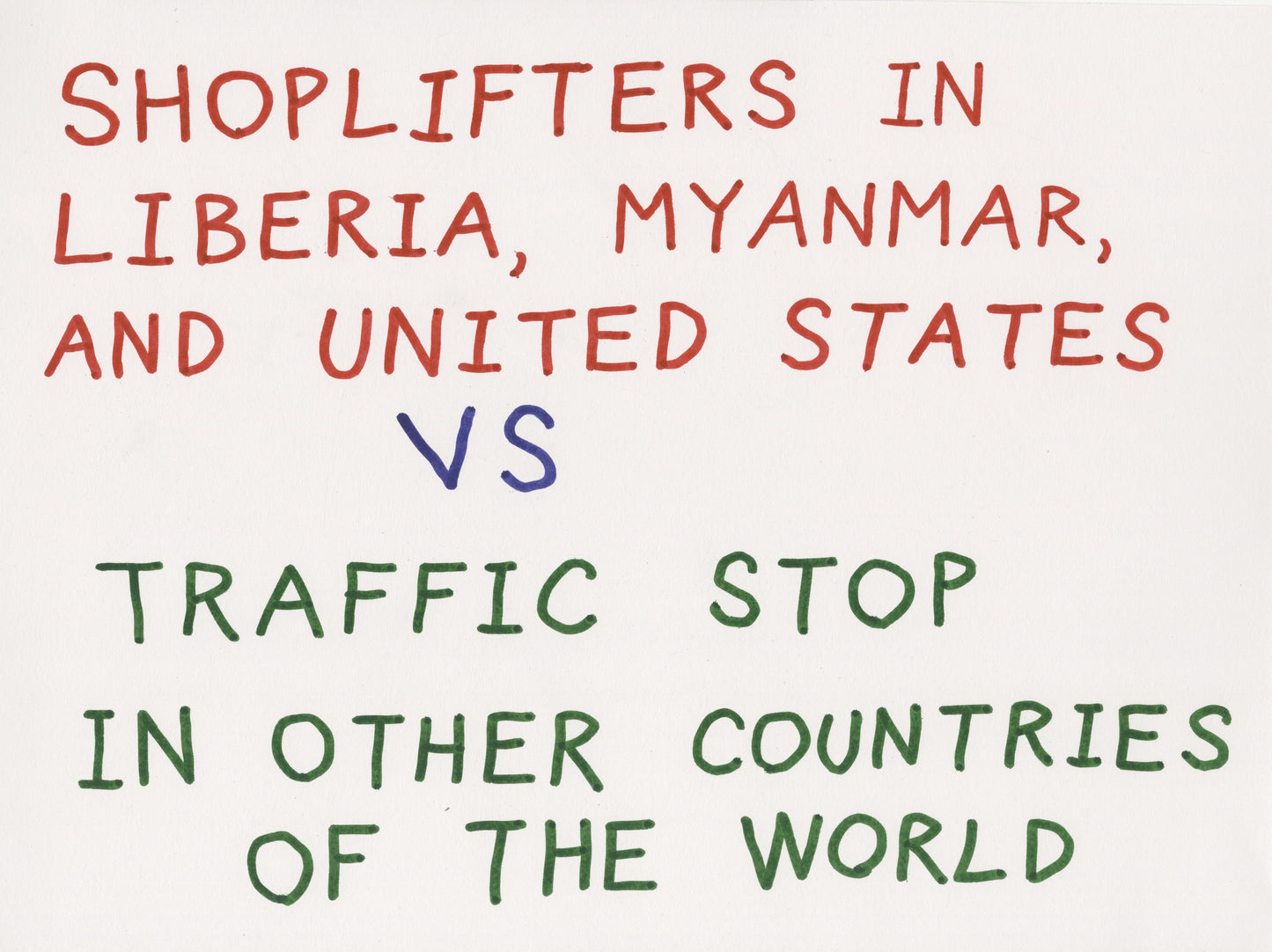 Shoplifters vs Traffic Stop (D1796)