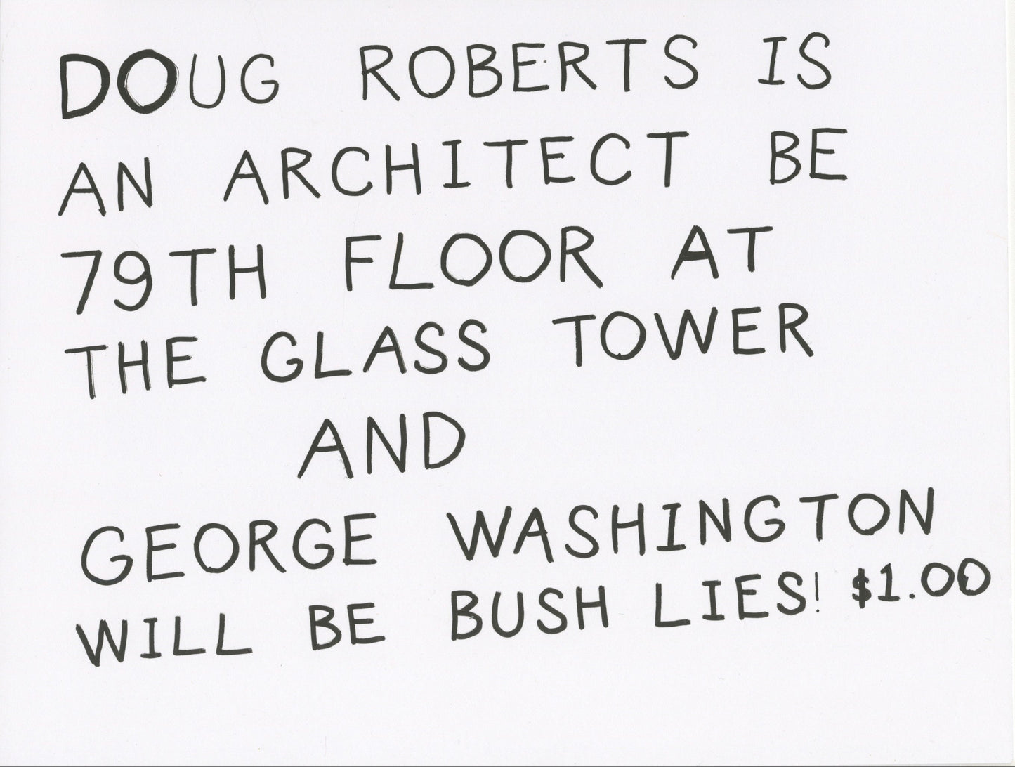 Doug Roberts and George Washington (D2718)