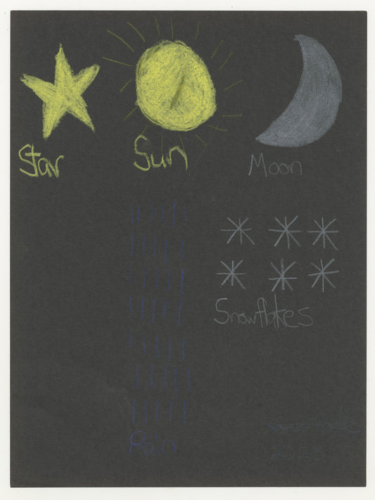 Untitled [Star, Sun, Moon] (D8422)