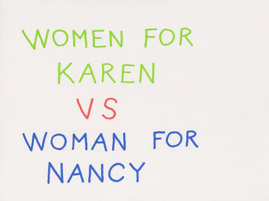 Women for Karen vs Woman for Nancy (D8584)