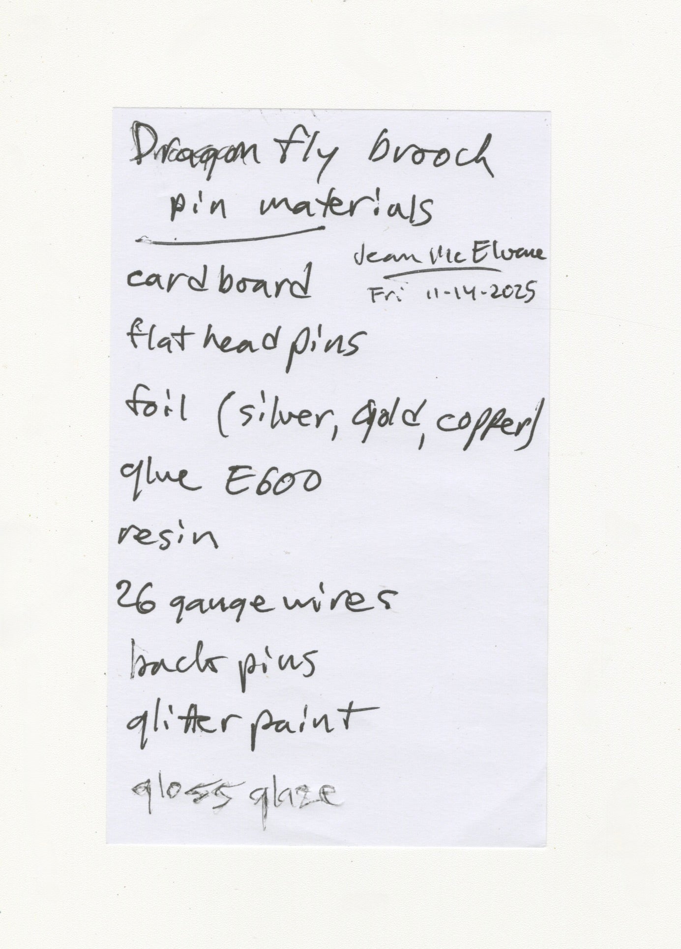 Drake Fleeby Dragonfly Brooch (J0074)