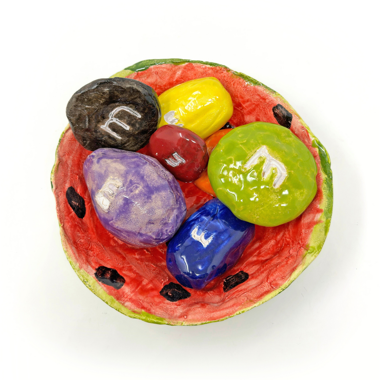 Watermelon Bowl with M&Ms (S1249)