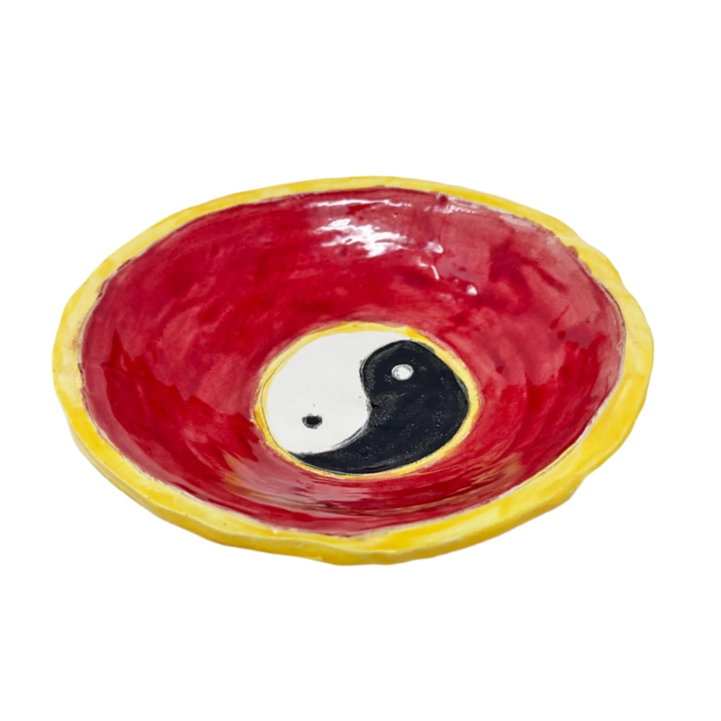 The Yin Yang Footed Bowl with Chinese Zodiac (S1190)